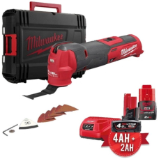 Аккумуляторный многофункциональный инструмент Milwaukee M12 FMT-422X, 1x2.0Ah, 1x4.0Ah, з/у, кейс