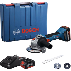 Акумуляторна болгарка Bosch GWS 18V-8 Professional, 2x4.0 Ah, з/п, в кейсі