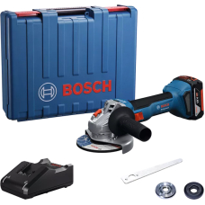 Аккумуляторная болгарка Bosch GWS 18V-8 Professional, 1x4.0 Ah, з/у, в кейсе