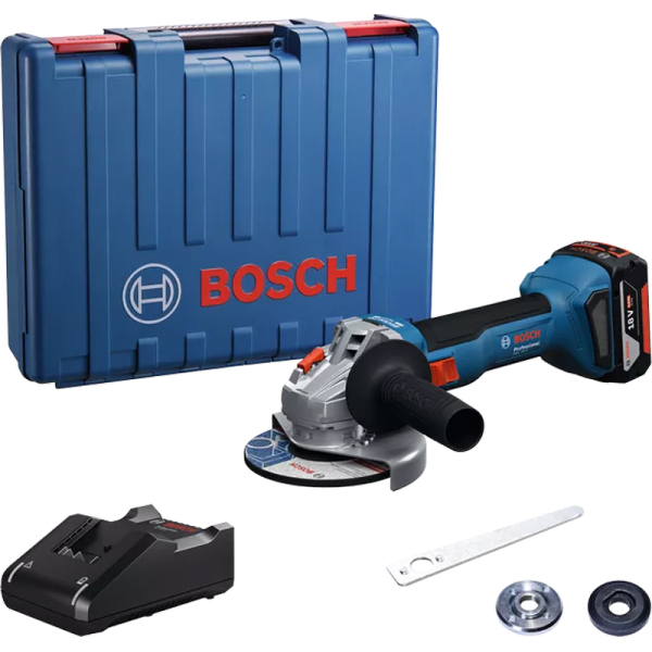 Акумуляторна болгарка Bosch GWS 18V-8 Professional, 1x4.0 Ah, з/п, в кейсі