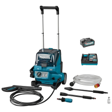Аккумуляторная мойка высокого давления Makita HW001CZ, 1×40 V 4.0 Ah, з/у DC40RA