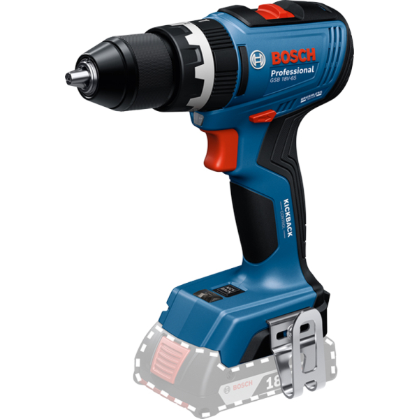 Акумуляторний ударний шуруповерт Bosch GSB 18V-65 Professional, каркас