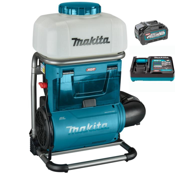Аккумуляторный садовый опрыскиватель-воздуходувка Makita PM001GZ01, акб BL4040, з/у DC40RA