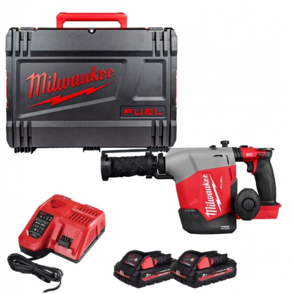 Аккумуляторный перфоратор Milwaukee M18 FHAFOH16-302X, 2x3.0Ah, з/у, HD кейс 