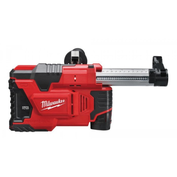 Акумуляторний пилосос для перфоратора Milwaukee M12 DE-201X, М12 B2, з/п, у кейсі