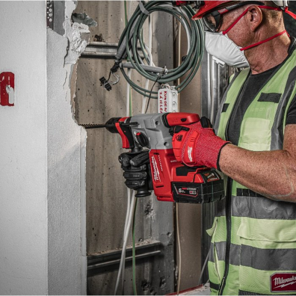 Акумуляторний перфоратор Milwaukee M18 BLHX-0X FIXTEC, каркас, у кейсі
