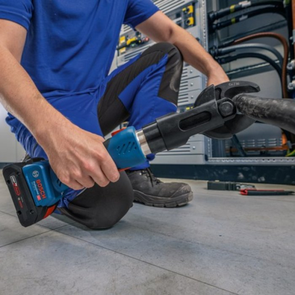 Аккумуляторный гидравлический кабельный резак Bosch GKH 18V-50, каркас, в XL-BOXX