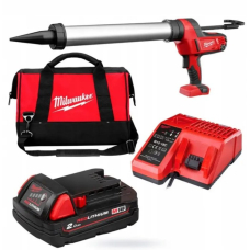 Акумуляторний клейовий пістолет Milwaukee C18 C18 PCG/600A-201B, 1х2.0Ah, з/п, у сумці