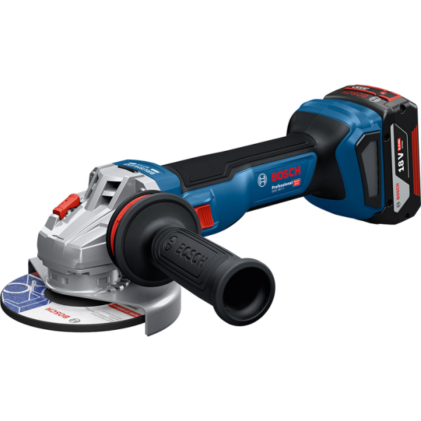 Аккумуляторная болгарка Bosch GWS 18V-11 Professional, 2x5.0 Ah, з/у GAL 1880 CV, в L-BOXX 136