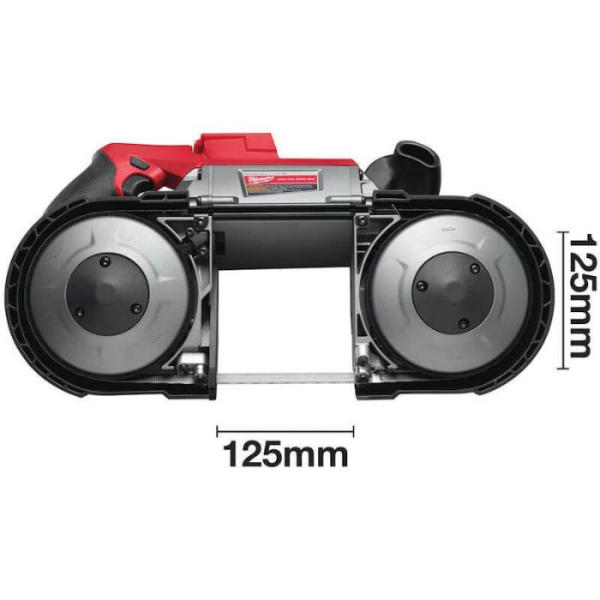 Акумуляторна стрічкова пила Milwaukee M18 CBS125-0, каркас