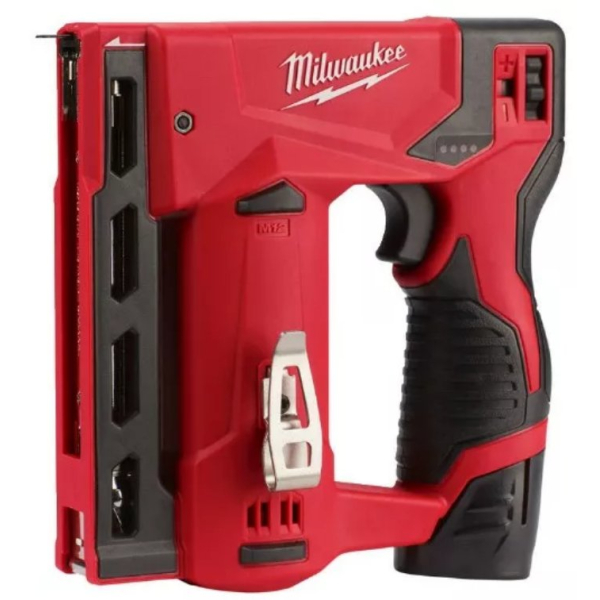 Акумуляторний степлер Milwaukee M12 BST-202X, 2 акб М12 B2, з/п С12, HD кейс