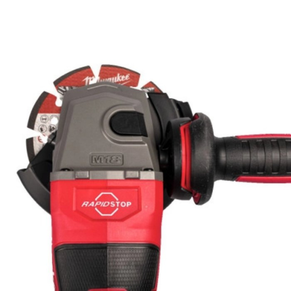 Аккумуляторная угловая шлифмашина Milwaukee M18 FHSAG125XB2-0X, каркас в кейсе