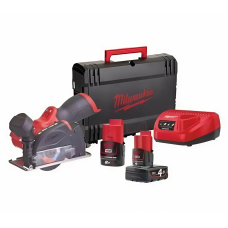 Акумуляторна відрізна машина Milwaukee M12 FCOT-422X, акб М12 В2, акб М12 В4, з/п С12 С, HD кейс