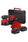 Акумуляторна ексцентрикова шліфмашина Milwaukee M18 FROS125-502X, 2xM18 B5, з/п M12-18 FC, у кейсі