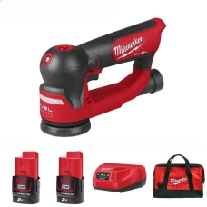 Аккумуляторная эксцентриковая шлифмашина Milwaukee M12 FSDR75-0B, 2xM12 B2, з/у C12 C, в сумке