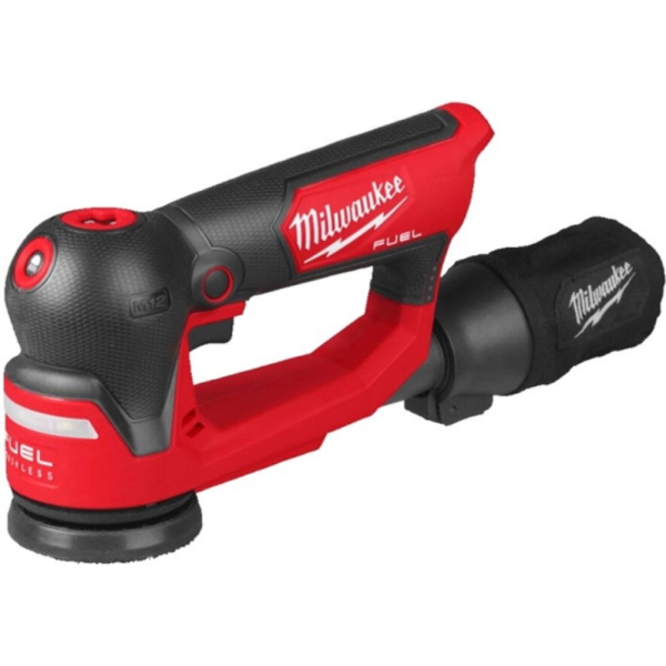 Акумуляторна ексцентрикова шліфмашина Milwaukee M12 FSDR75-0B, 2xM12 B2, з/п C12 C, в сумці