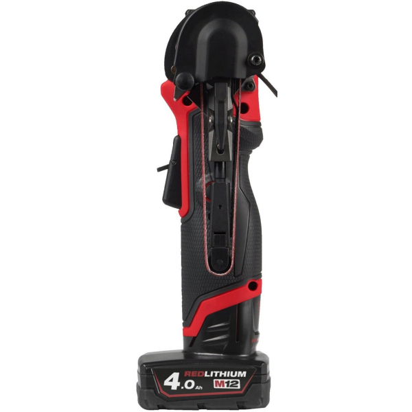 Аккумуляторная ленточная шлифмашина Milwaukee M12 FBFL10-402B, 2xM12 B4, з/у C12 C, в сумке