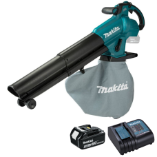 Аккумуляторная воздуходувка-пылесос Makita DUB187RT, 1x5.0 Ah, DC18RC