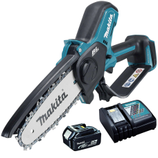 Аккумуляторная цепная пила Makita DUC150RT, 1×18 V 5.0 Ah, з/у DC18RC