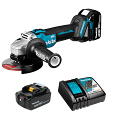 Аккумуляторная болгарка Makita DGA504RT, 1x5.0 Ah, з/у DC18RC