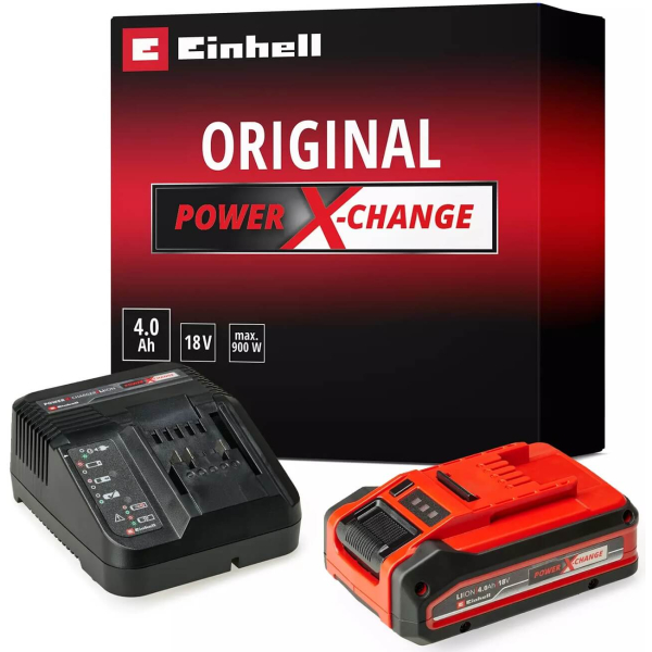 Набор из аккумулятора и зарядного устройства Einhell 18V 4.0 Ah PLUS PXC Starter Kit