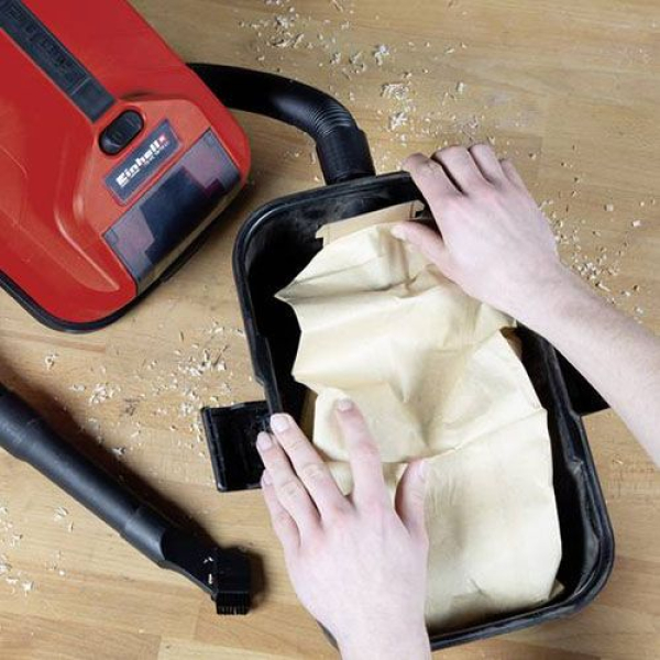 Паперові мішки Einhell для пилососа TC-VC 18/10 Li-Solo 10 л, 5 шт