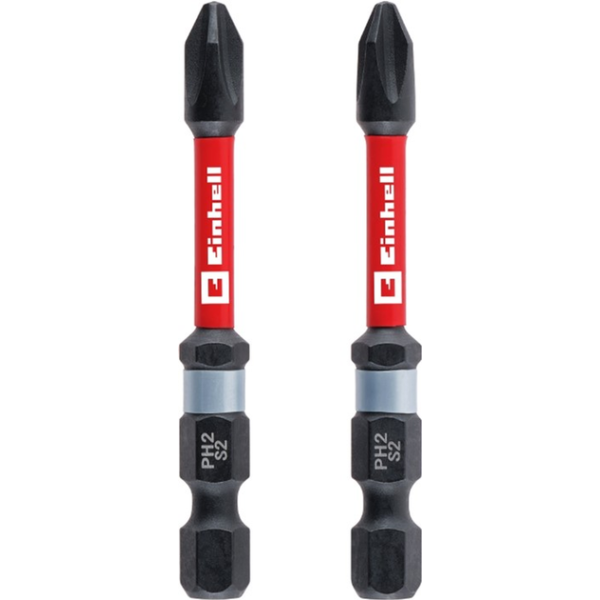 Бита Einhell двойной торсион 60 мм, S2, PH2, 2 шт