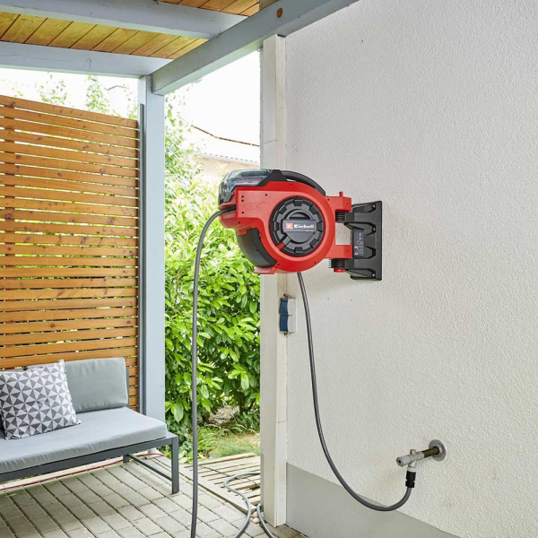 Катушка со шлангом Einhell GE-HR 18/30 WH Li - Solo, без акб