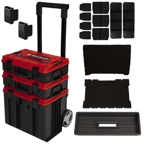 Модульная система для инструментов Einhell E-Case Tower с колесами