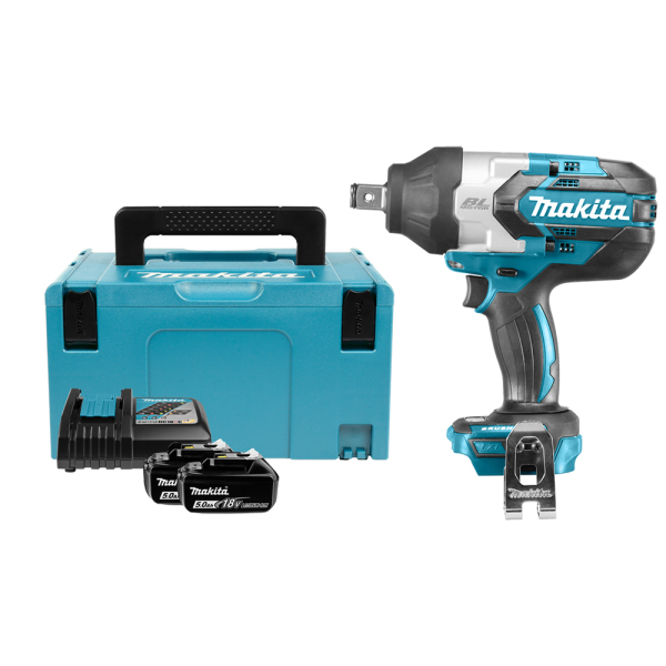 Аккумуляторный гайковерт Makita DTW1001RTJ LXT, 2x5.0 Ah, DC18RC, в Makpac