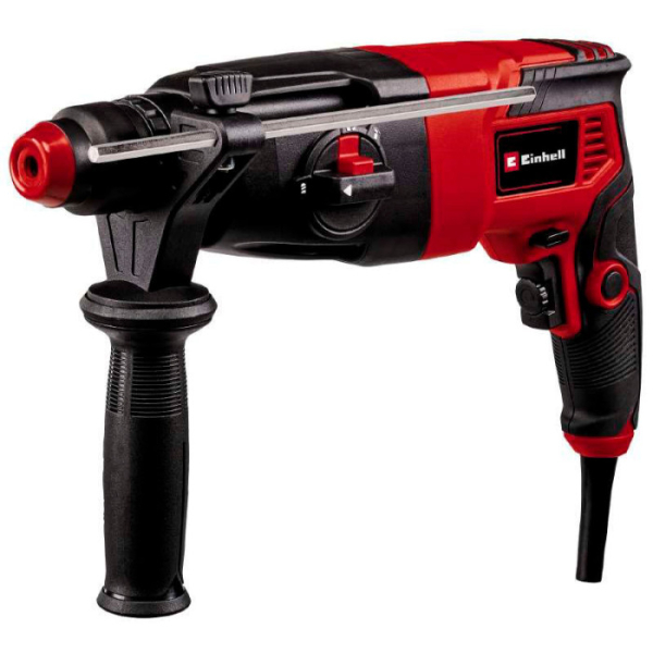 Перфоратор Einhell TC-RH 620 4F Kit, кейс, 3 бура и плоское зубило