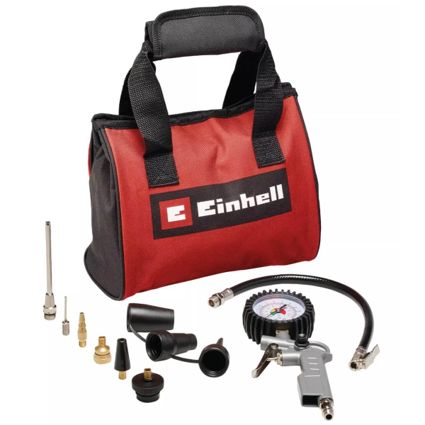 Набор пневмоинструментов Einhell Air Compressor Accessory в сумке, 10 шт