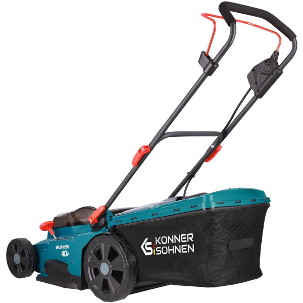Аккумуляторная газонокосилка Konner&Sohnen KS 43LM-40V Set, 2x4.0Ah, з/у