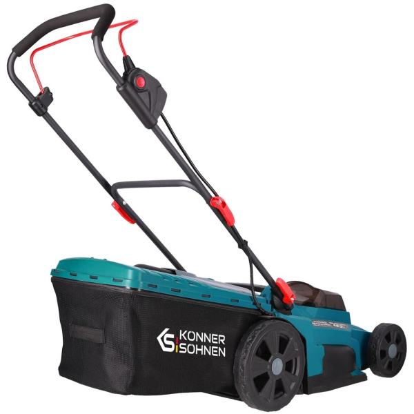 Аккумуляторная газонокосилка Konner&Sohnen KS 43LM-40V Set, 2x4.0Ah, з/у