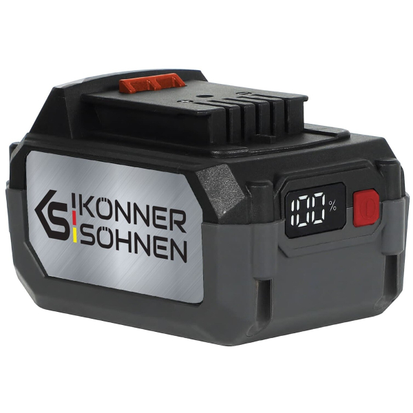 Аккумуляторная газонокосилка Konner&Sohnen KS 43LM-40V Set, 2x4.0Ah, з/у