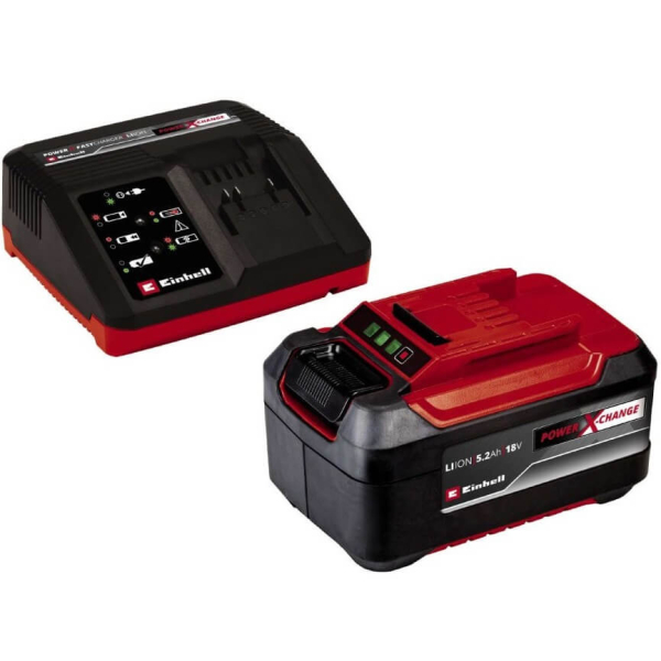 Набор из аккумулятора и зарядного устройства Einhell 18V 5.2 Ah, 4A Fastcharger PXC Starter Kit