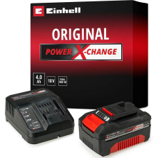 Набір з акумулятора та зарядного пристрою Einhell 18V 4.0Ah, 3A Charger PXC Starter Kit
