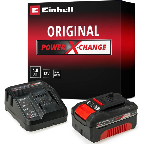 Набор из аккумулятора и зарядного устройства Einhell 18V 4.0Ah, 3A Charger PXC Starter Kit