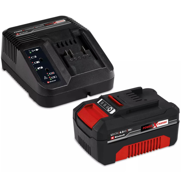 Набор из аккумулятора и зарядного устройства Einhell 18V 4.0Ah, 3A Charger PXC Starter Kit