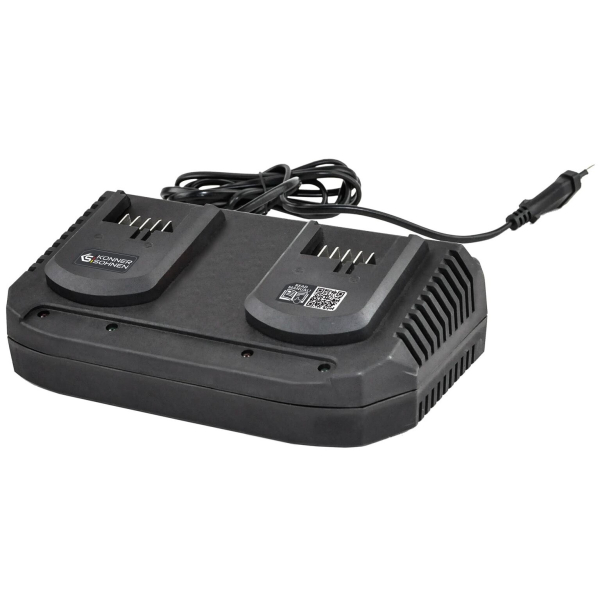 Акумуляторна повітродувка Konner&Sohnen KS LBV-40V set, 2×20 V 4.0 Ah, з/п