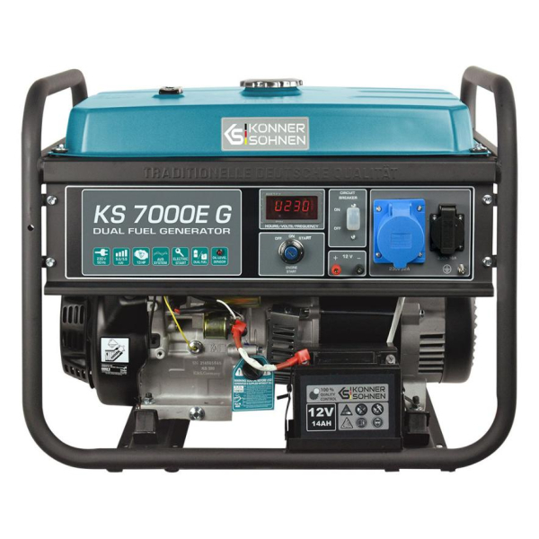 Генератор газобензиновий Könner&Söhnen KS 7000E G