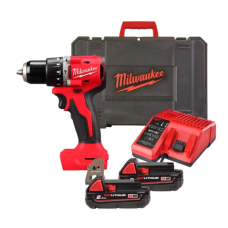 Аккумуляторный ударный шуруповерт MILWAUKEE M18 BLPDRC-202C, 2x2.0Ah, з/у, кейс