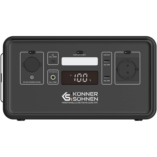 Зарядна станція Konner&Sohnen KS 500PS, 448 Вт/год, 500 Вт