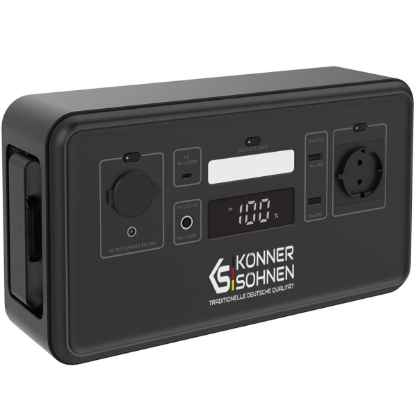 Зарядна станція Konner&Sohnen KS 500PS, 448 Вт/год, 500 Вт