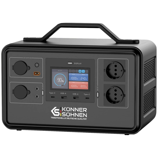 Зарядная станция Konner&Sohnen KS 1200PS, 1030 Вт/час, 1200 Вт