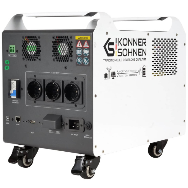 Зарядная станция Konner&Sohnen KS 2000PS, 1792 Вт/час, 2000 Вт