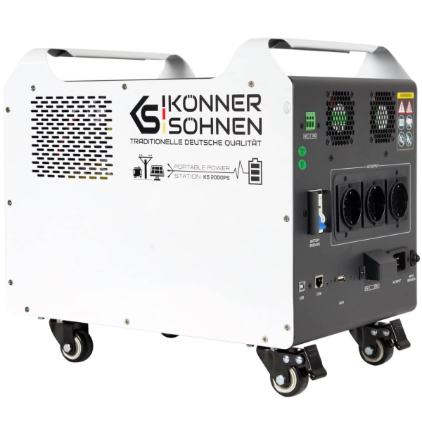 Зарядная станция Konner&Sohnen KS 2000PS, 1792 Вт/час, 2000 Вт