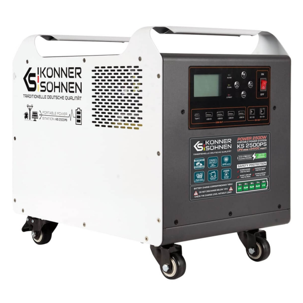 Зарядная станция Konner&Sohnen KS 2500PS, 2560 Вт/час, 2500 Вт