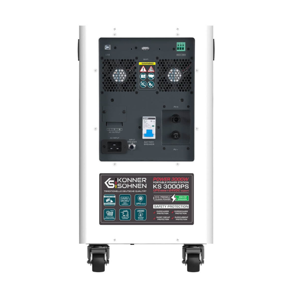 Зарядная станция Konner&Sohnen KS 3000PS, 3200 Вт/час, 3000 Вт