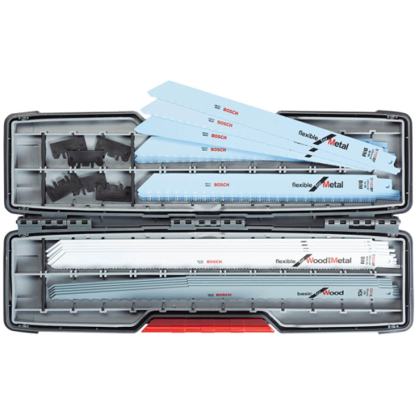 Набір ножівкових полотен Bosch All-in-One в ToughBox, 20 шт